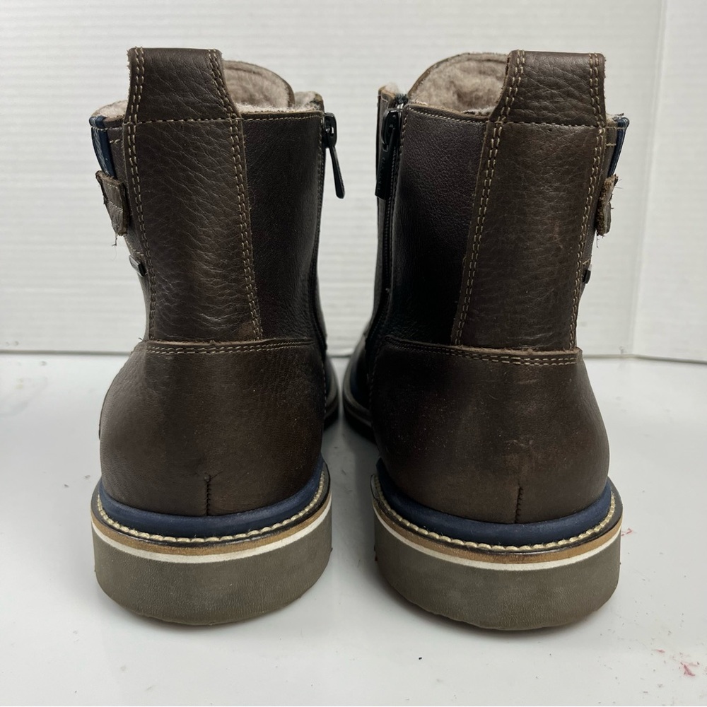 Lloyd Brown Leather Lace Up Fur Lined Ankle Boots Germany Mens US Size 11 - Picture 4 of 11
